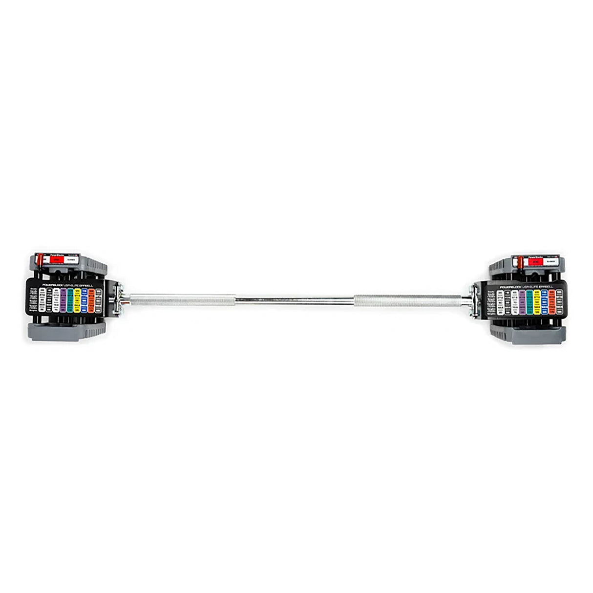 PowerBlock Residential Elite 90 lb. EXP Dumbbell Set Straight Bar - Residential Grade Free Weight Accessory Barbell