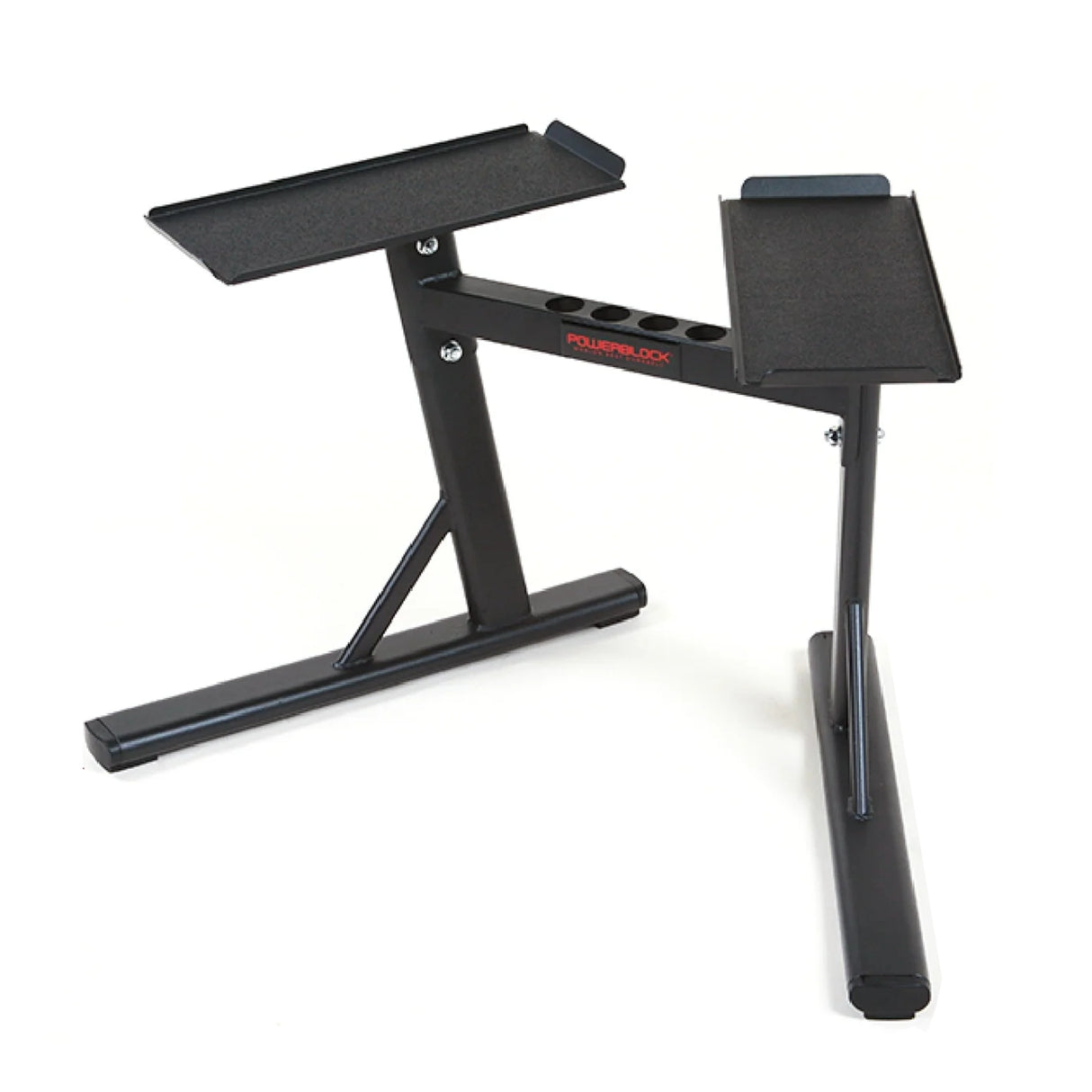 An empty PowerBlock PowerMax Stand