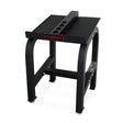 An empty PowerBlock Home Rack Stand