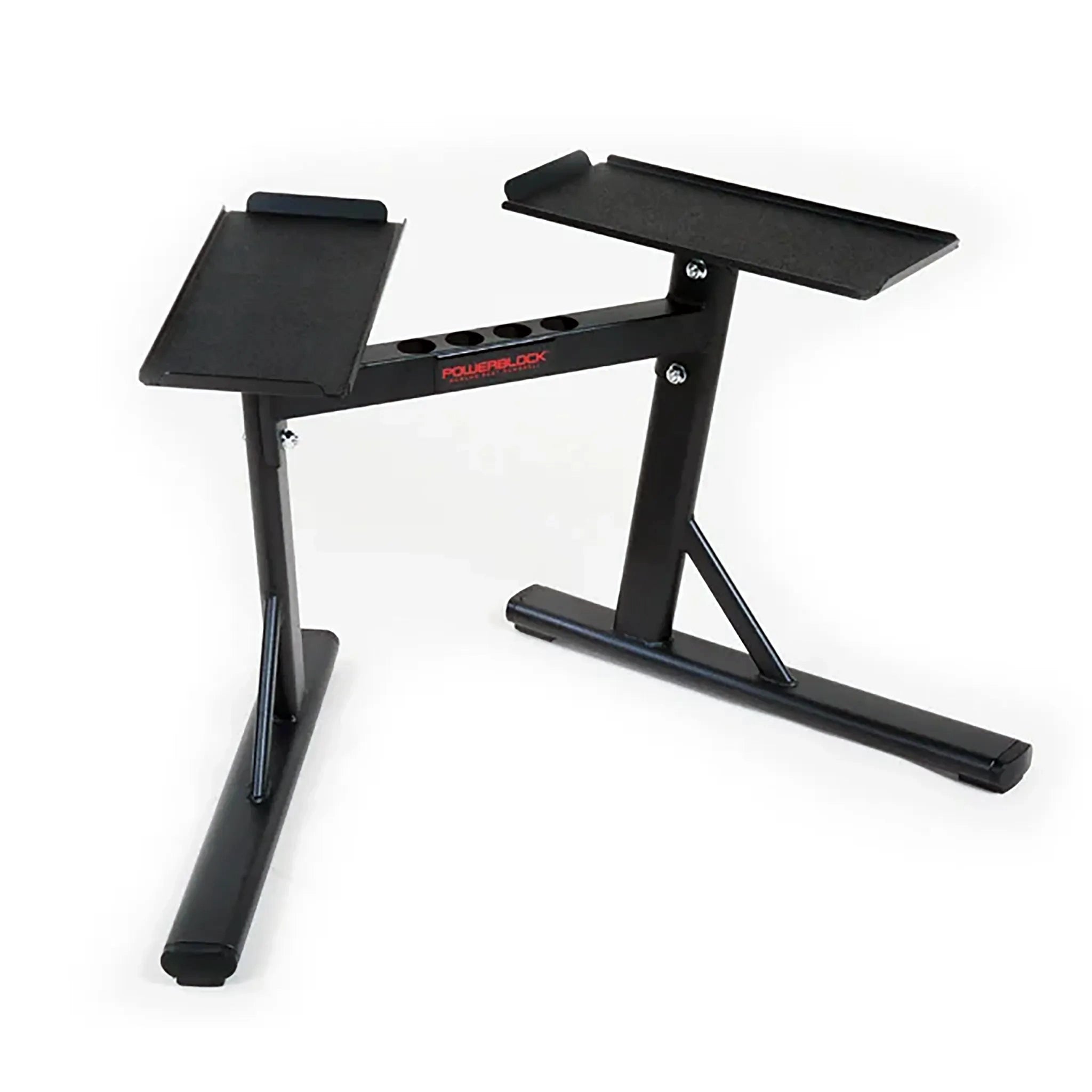 An empty PowerBlock PowerMax Stand