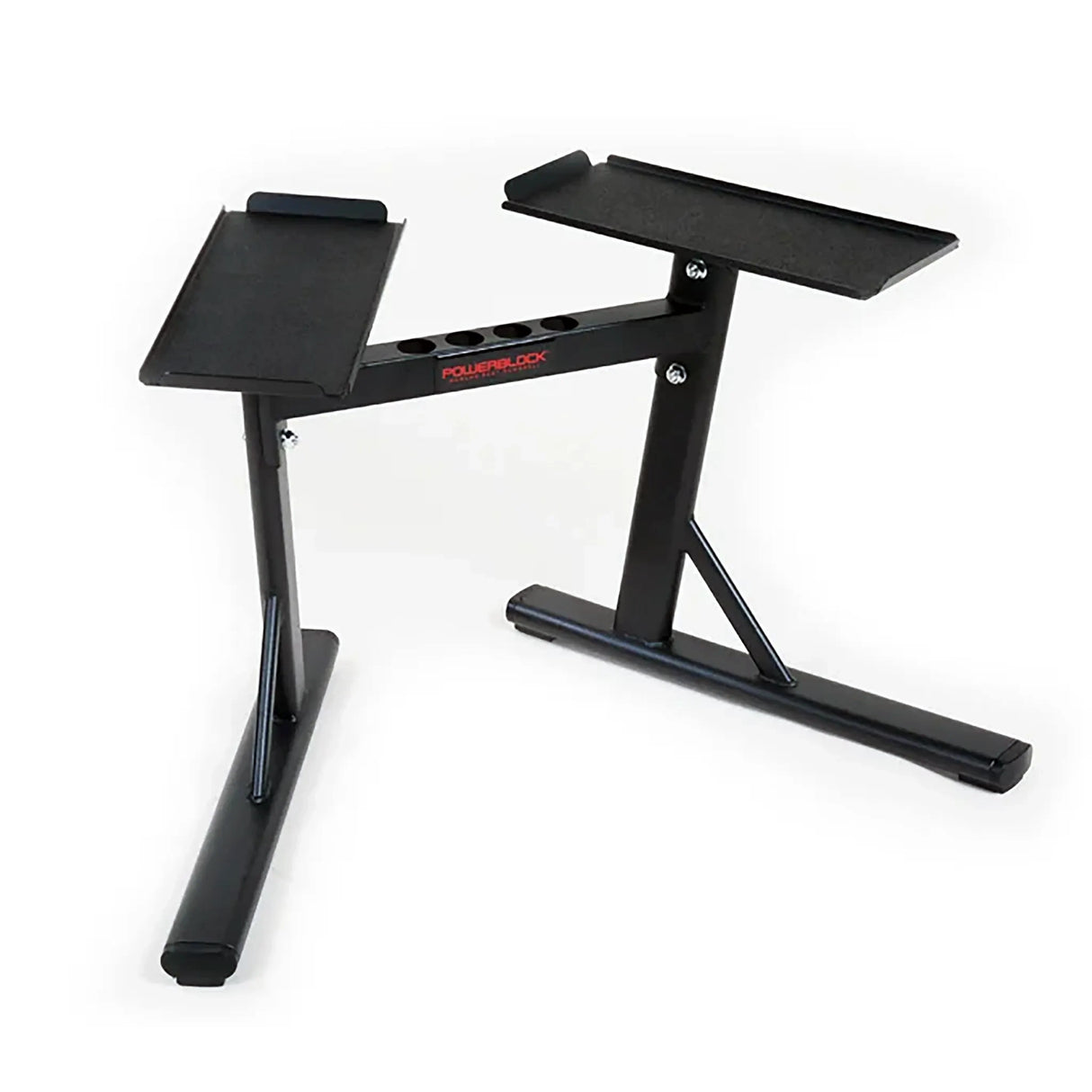 An empty PowerBlock PowerMax Stand