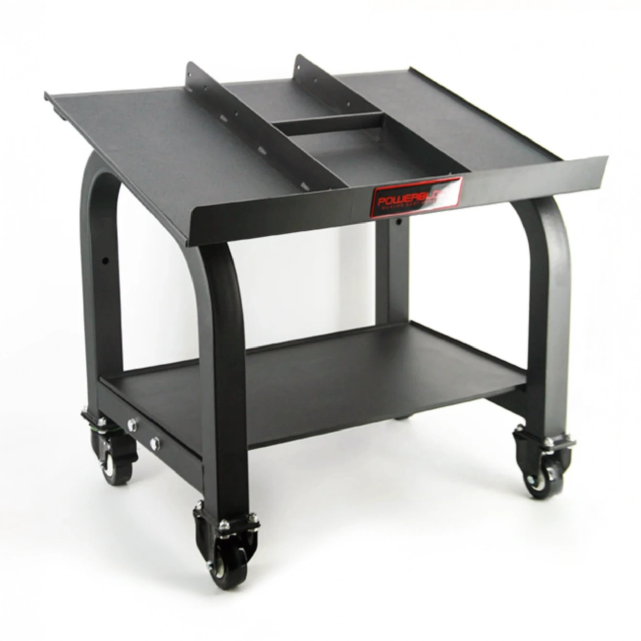 An empty PowerBlock Commercial Pro Max Stand