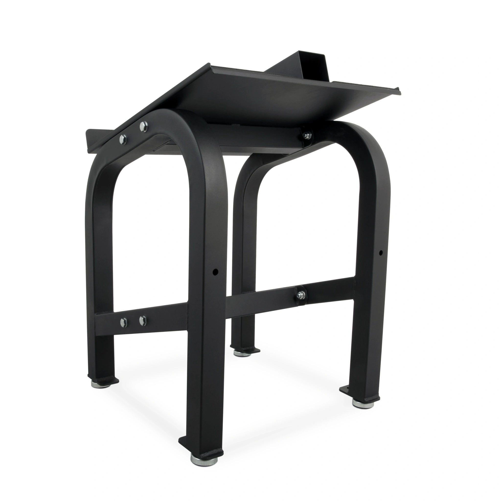 An empty PowerBlock Home Rack Stand