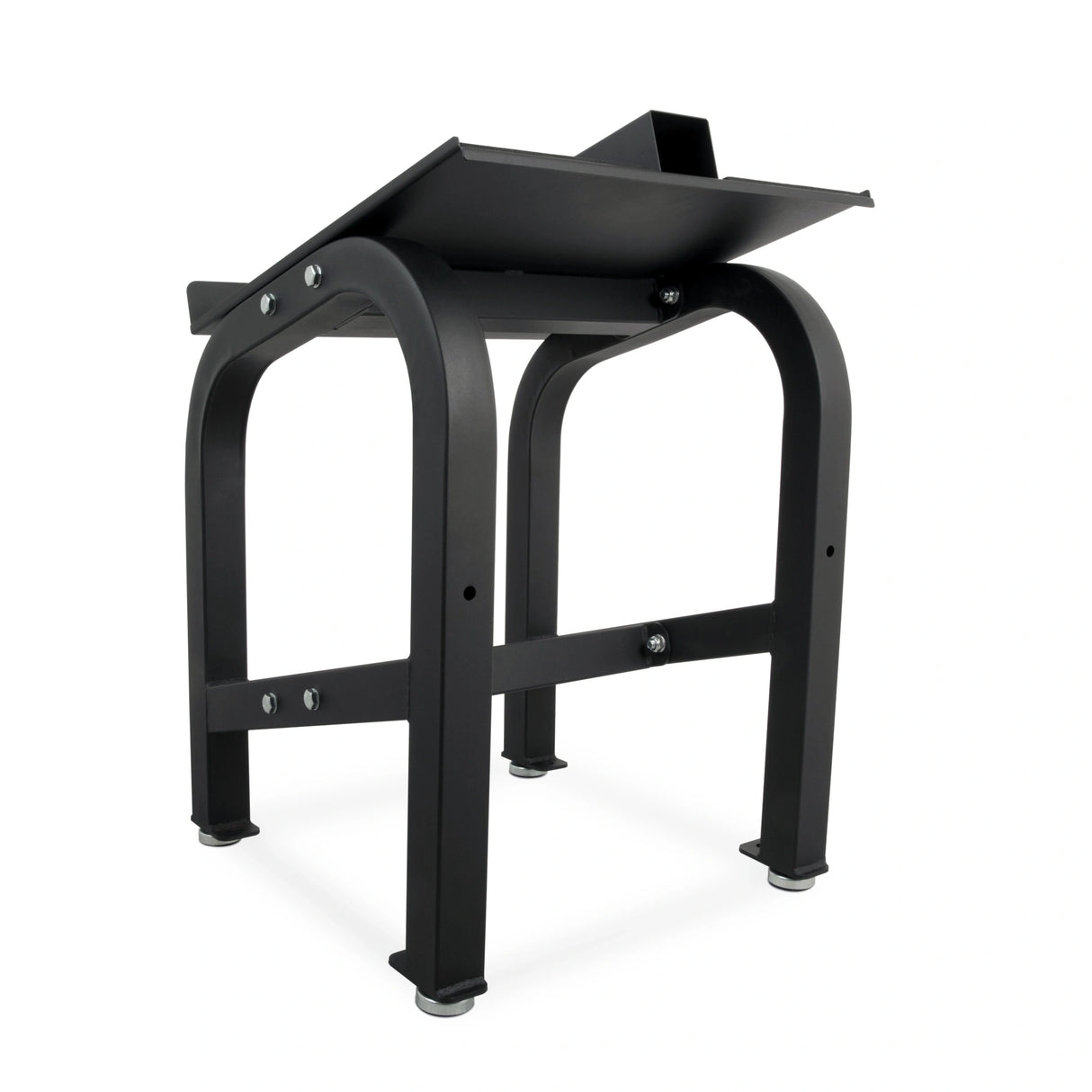 An empty PowerBlock Home Rack Stand