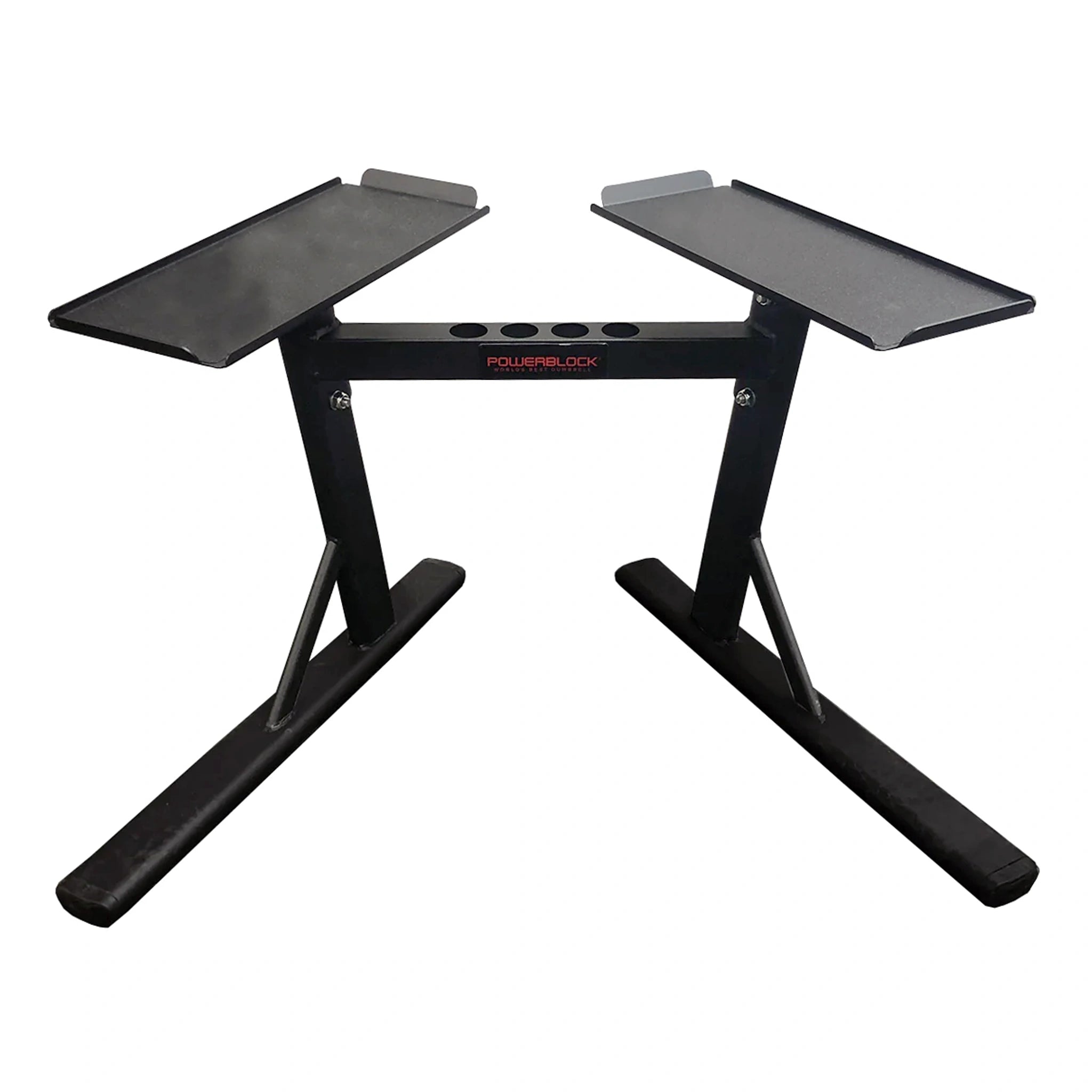 An empty PowerBlock PowerMax Stand