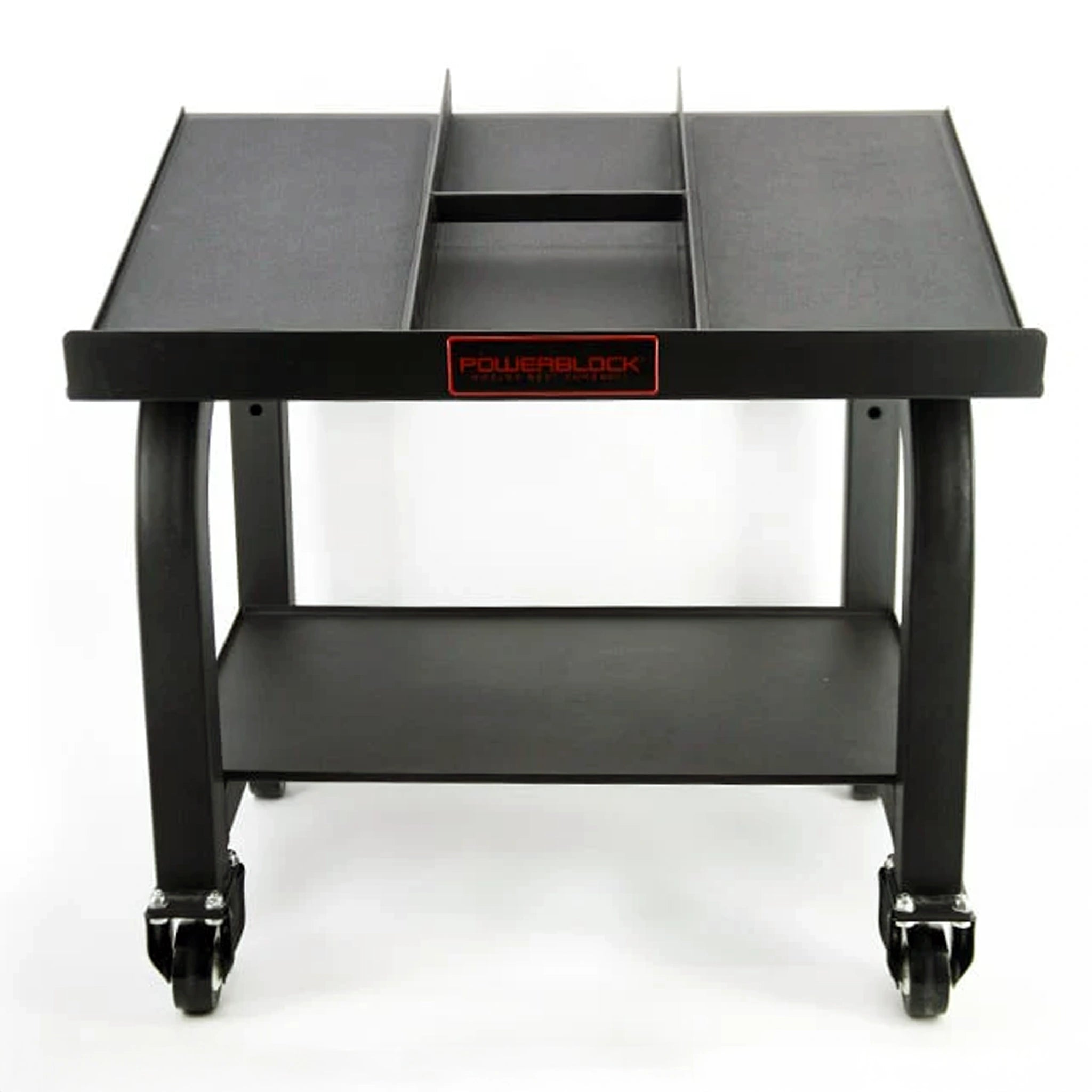 An empty PowerBlock Commercial Pro Max Stand