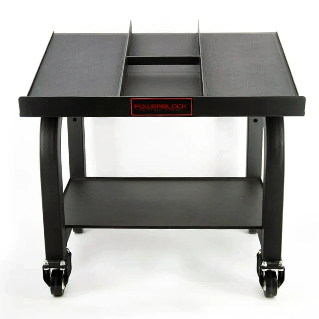 An empty PowerBlock Commercial Pro Max Stand
