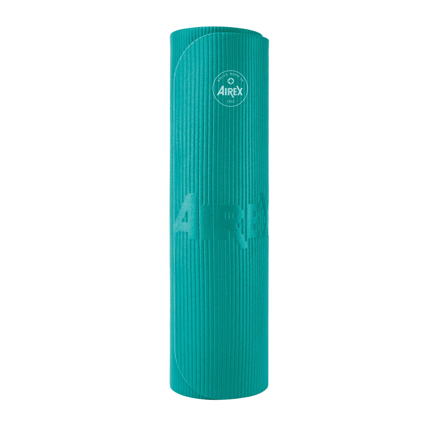 Affordable commercial grade exercise mat with eyelets for hanging