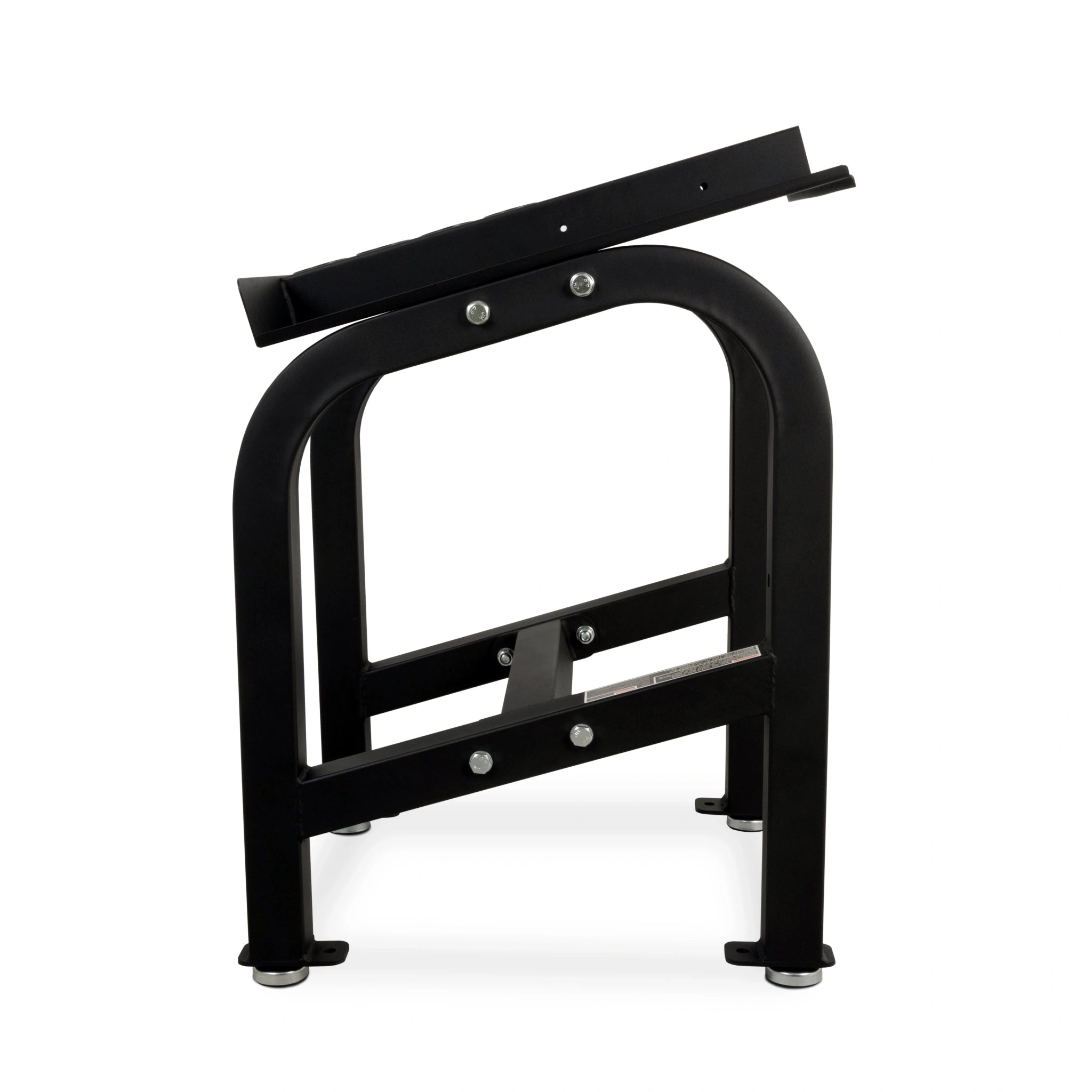 An empty PowerBlock Home Rack Stand