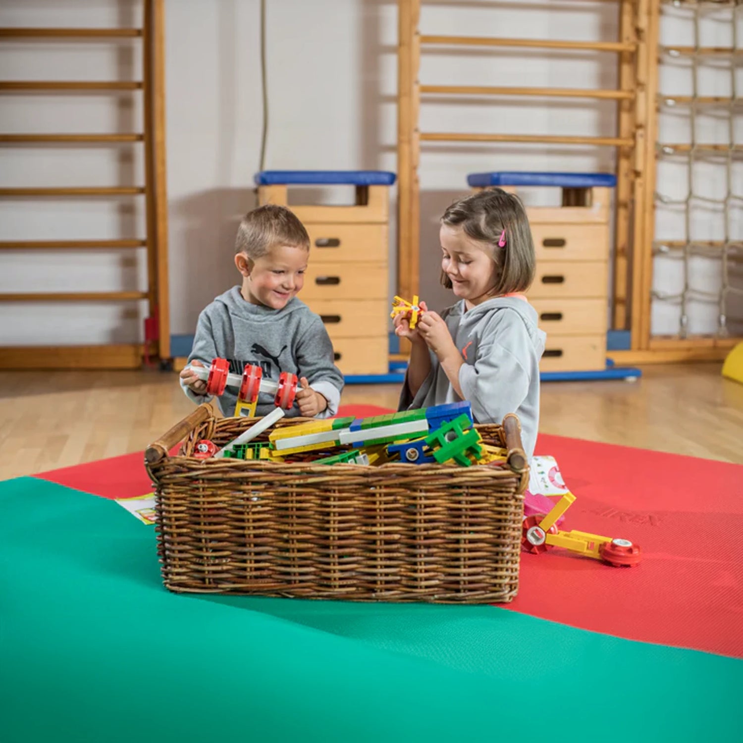 Large foam commercial grade exercise mat made by Airex in Switzerland