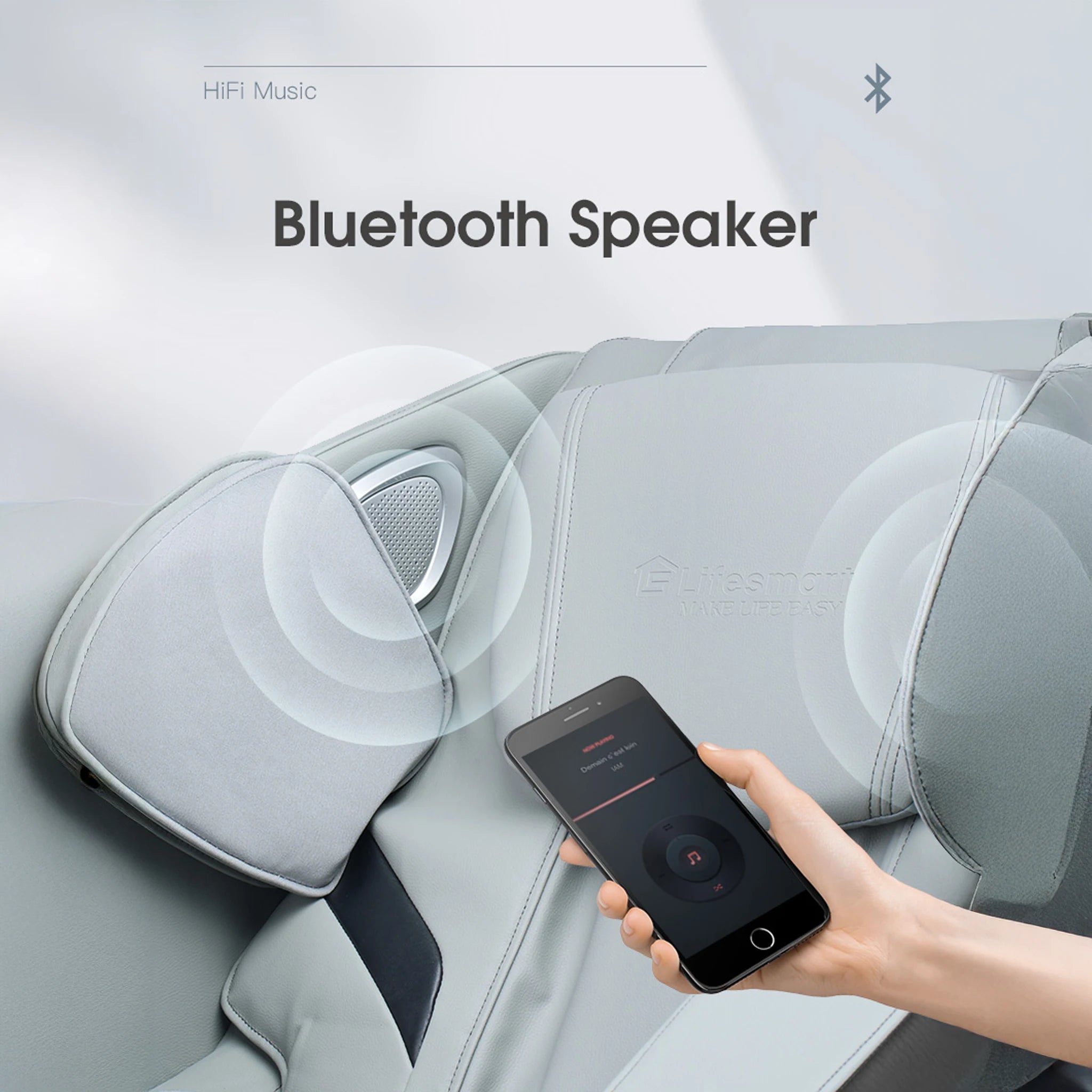 Lifesmart 2D Full Body Massage Chair - 6" Touchscreen Tablet