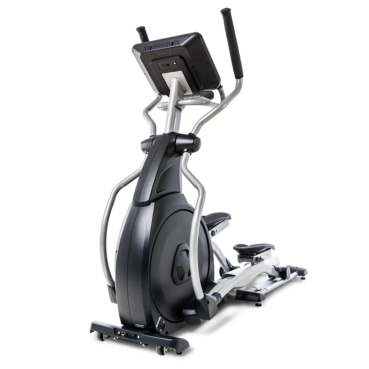 Spirit Fitness CE800ENT light commercial grade elliptical with interactive touchscreen and heart rate hand sensors
