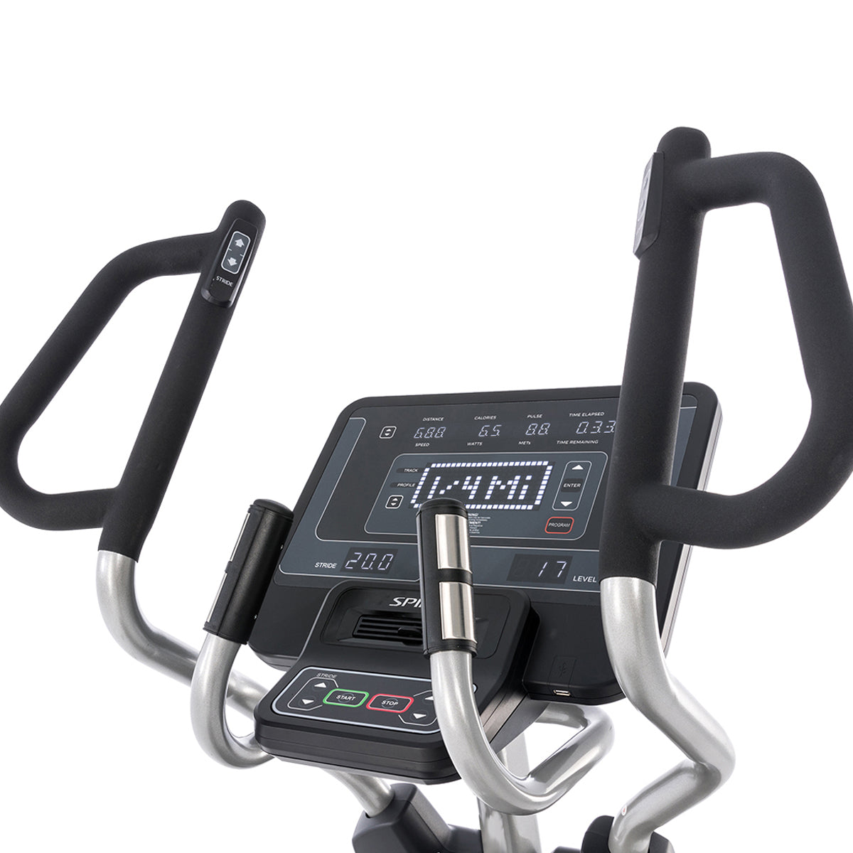 Spirit Fitness CE850 light commercial grade elliptical with LCD screen and Bluetooth