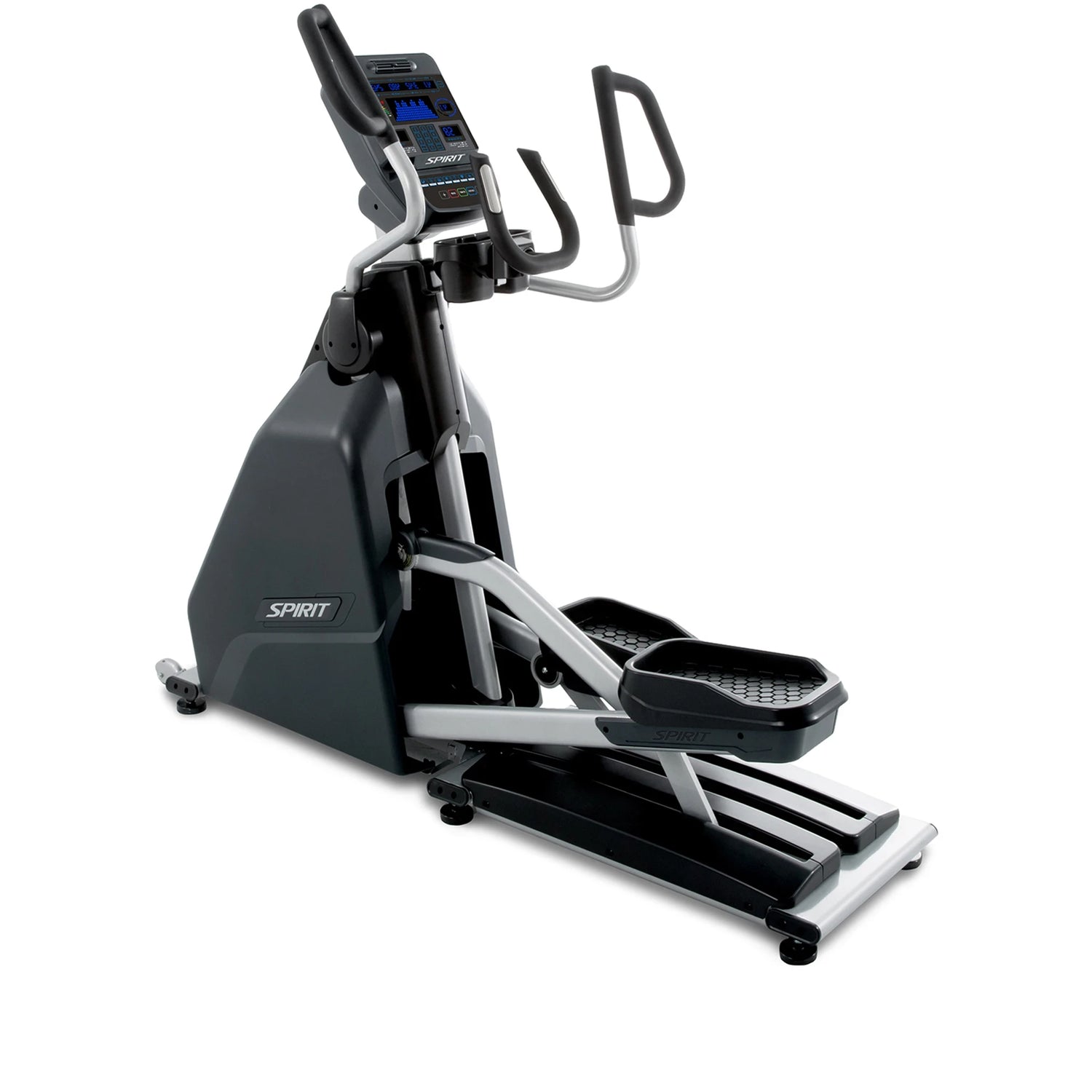 Spirit Fitness CE900 full commercial industrial grade elliptical with LCD screen and heart rate sensors