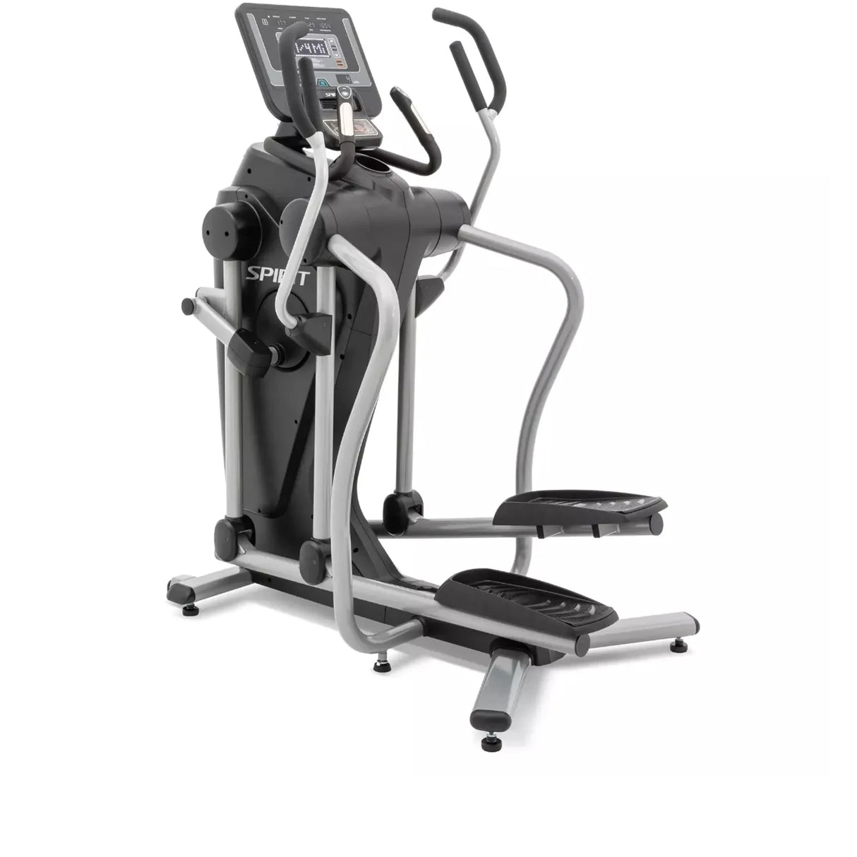 Spirit Fitness CES880 commercial grade suspension elliptical cardio machine with cooling fan and LED display