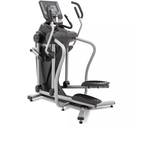 Spirit Fitness CES880 commercial grade suspension elliptical cardio machine with cooling fan and LED display