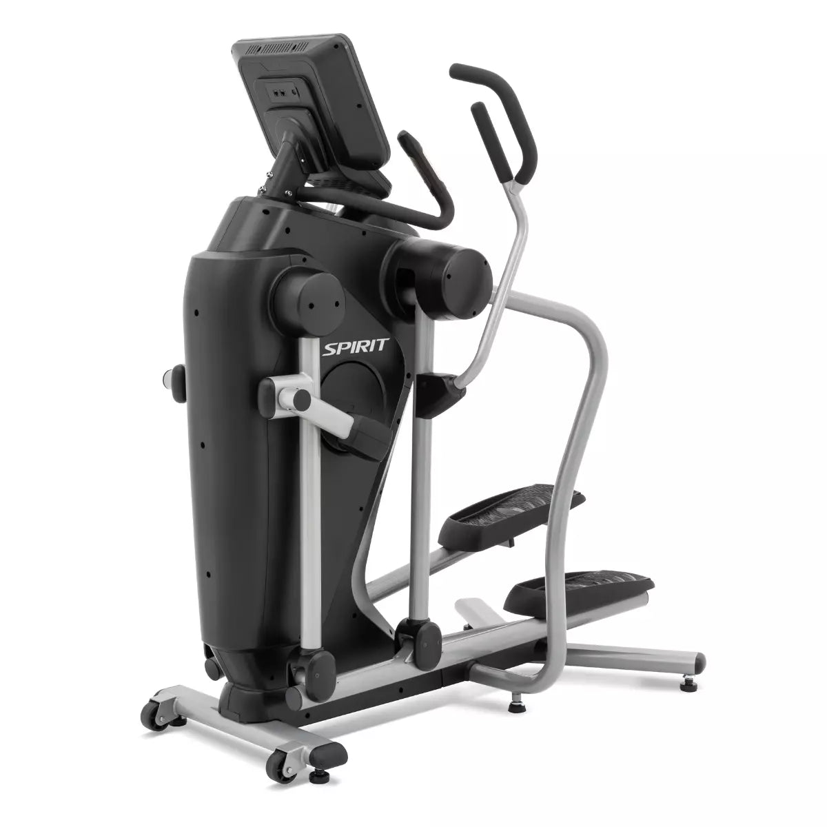 Spirit Fitness CES880 commercial grade suspension elliptical cardio machine with cooling fan and LED display