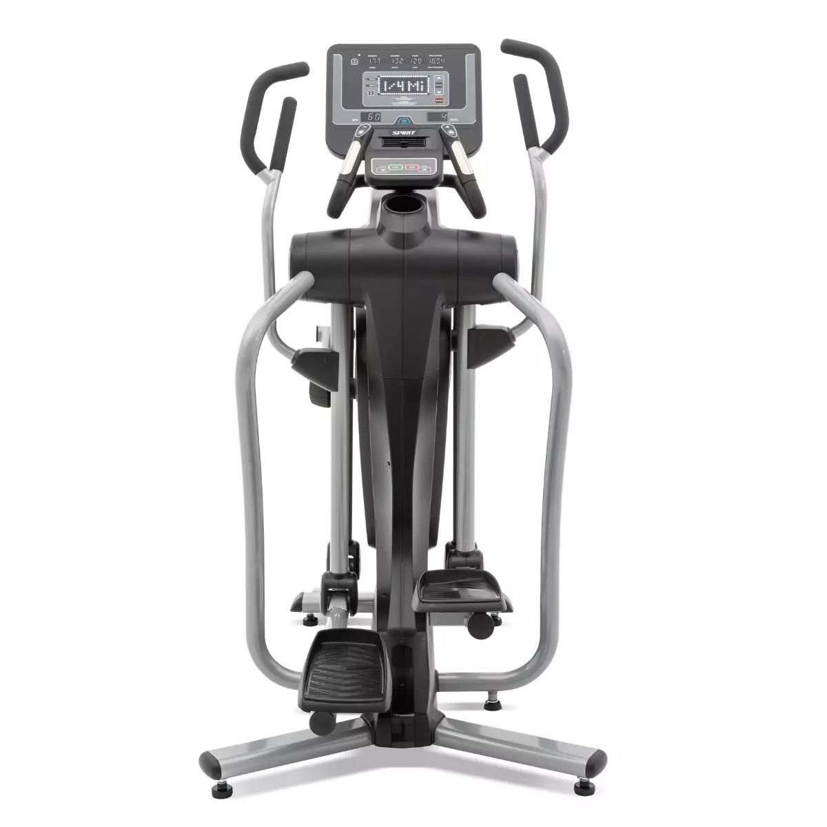 Spirit Fitness CES880 commercial grade suspension elliptical cardio machine with cooling fan and LED display