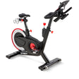 Spirit Fitness CIC850 commercial grade indoor spin cycle bike with LCD display and water bottle holder
