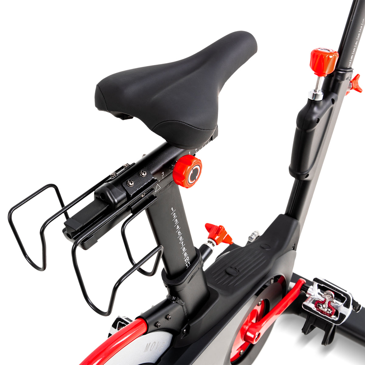 Spirit Fitness CIC850 commercial grade indoor spin cycle bike with LCD display and water bottle holder