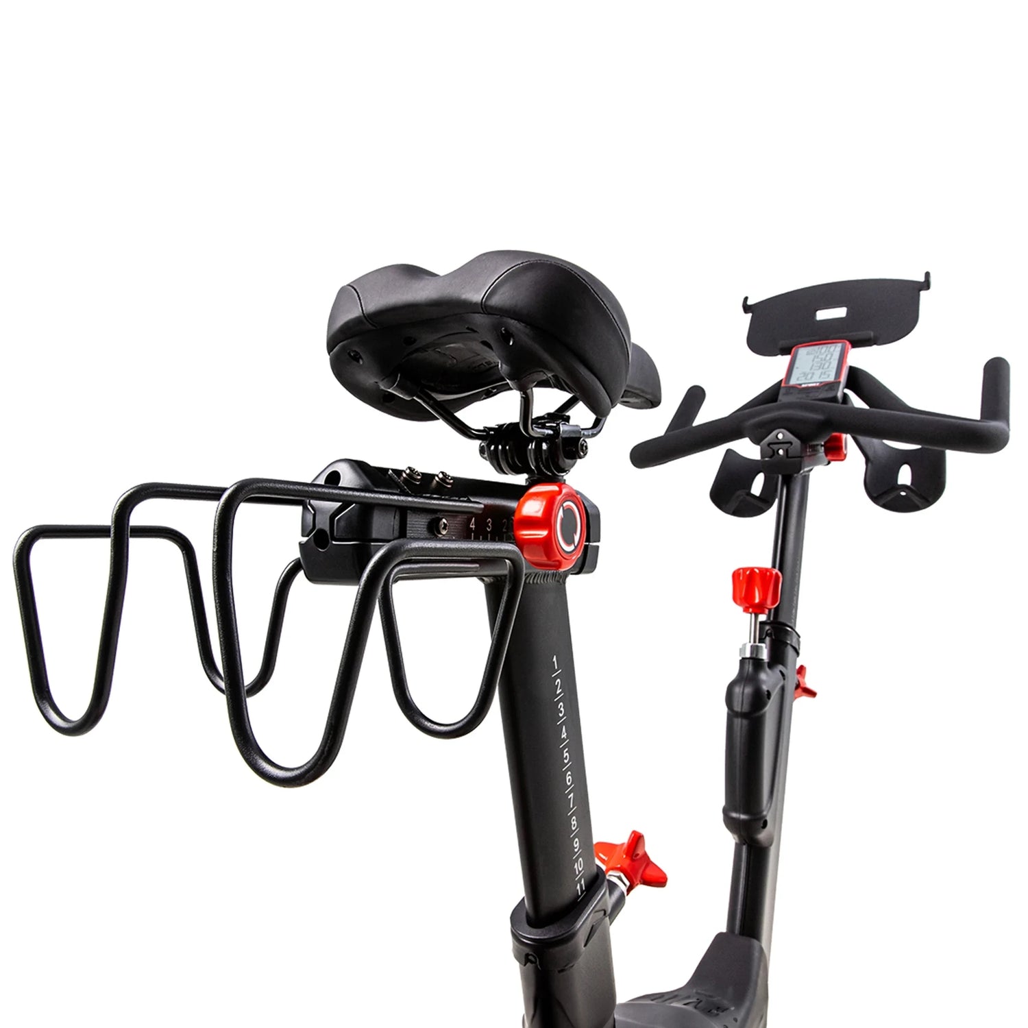 Spirit Fitness CIC850 commercial grade indoor spin cycle bike with LCD display and water bottle holder