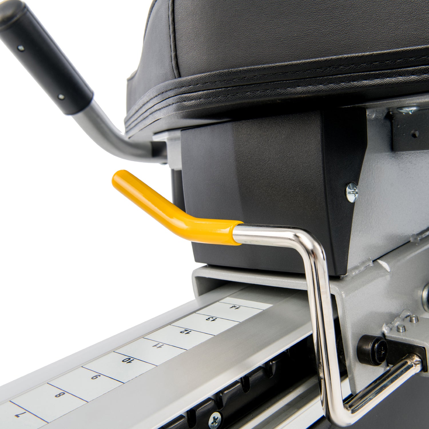 Cordless Spirit Fitness CR800 light commercial recumbent bike with LED display