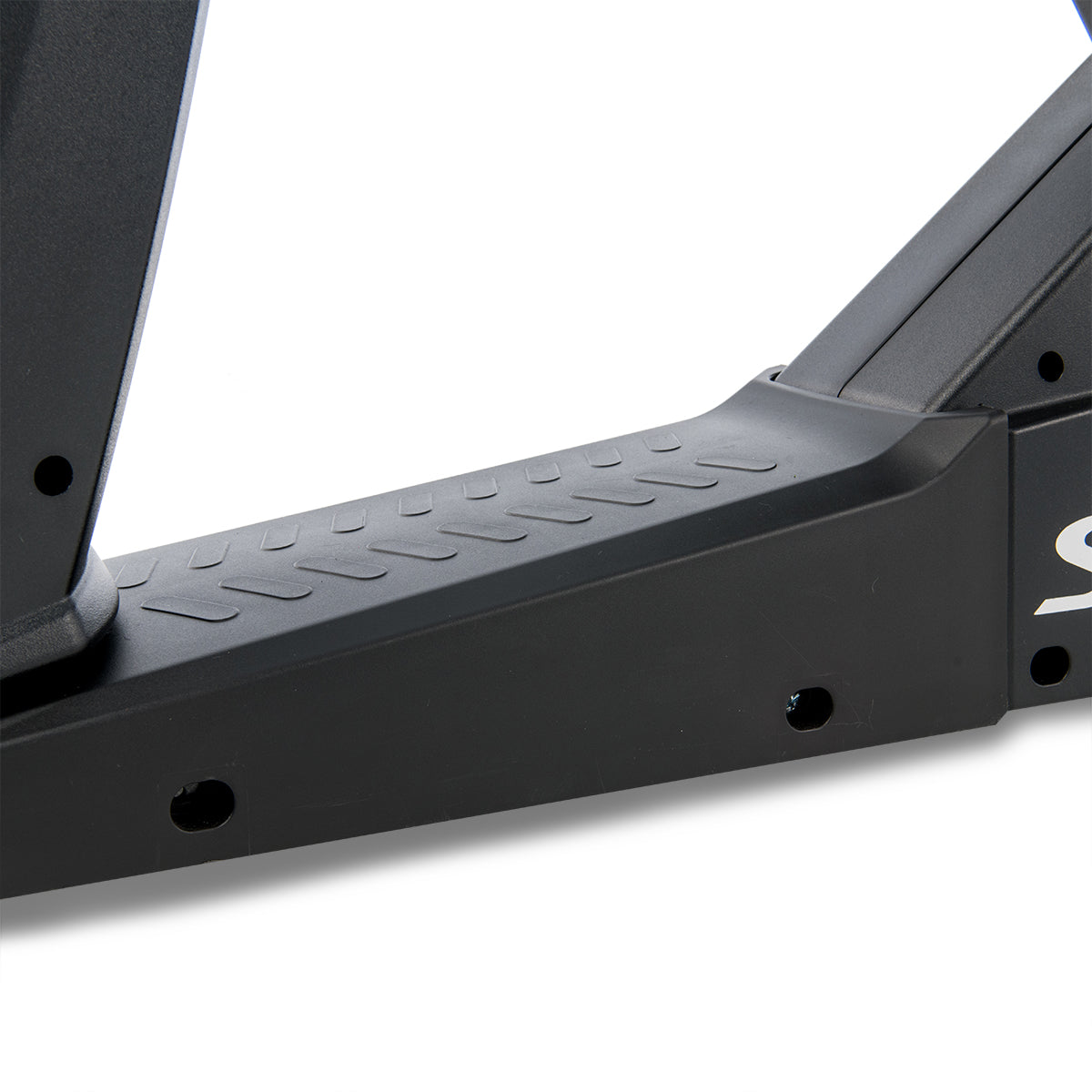 Cordless Spirit Fitness CR800 light commercial recumbent bike with LED display