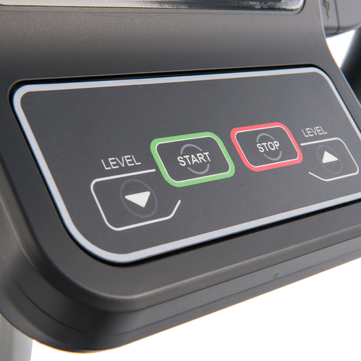 Cordless Spirit Fitness CR800 light commercial recumbent bike with LED display