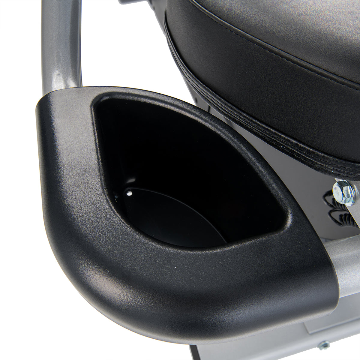 Cordless Spirit Fitness CR800 light commercial recumbent bike with LED display