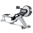 Spirit Fitness CRW800 light commercial rower with LCD display and adjustable resistance buttons on oar handle