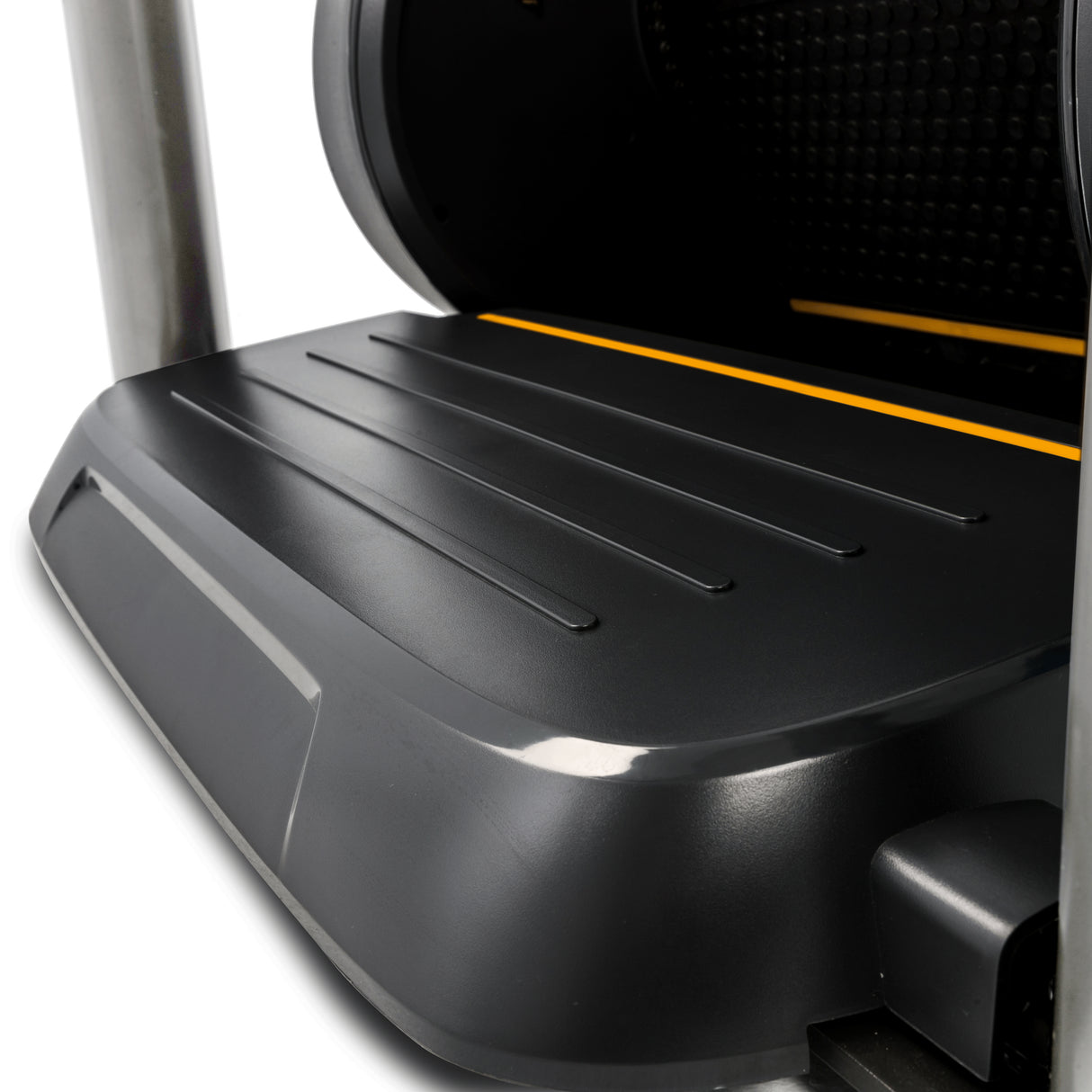 Spirit Fitness CSC900 commercial grade stair climber with heart rate pulse sensors and extra large stairs