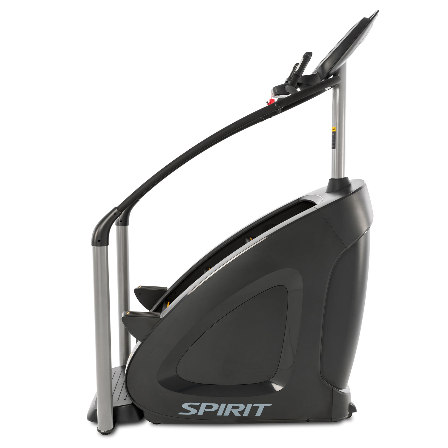 Spirit Fitness CSC900 commercial grade stair climber with heart rate pulse sensors and extra large stairs