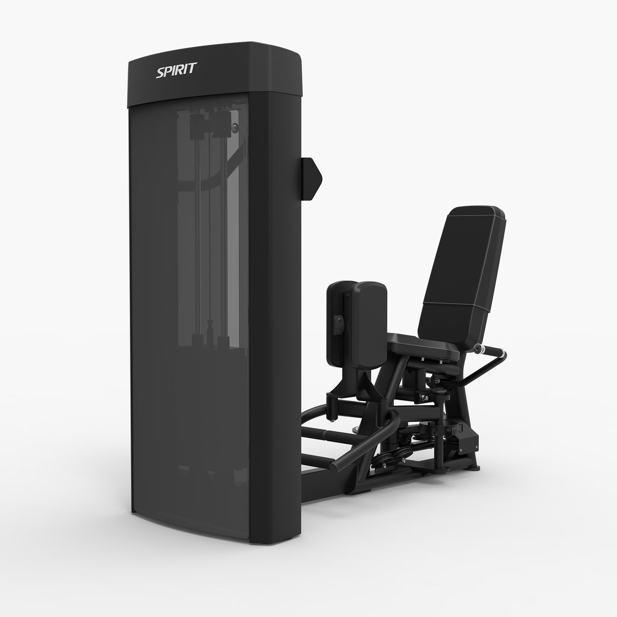 Spirit Fitness CSD-ITOT - Dual Function Inner Thigh Outer Thigh machine with Integrated Rep Counter and Timer, 170 lb. Weight Stack, 5 lb. Weight Stack Increments, 12-Guage Steel Construction, and Black Electrostatic Powder Coated Surface