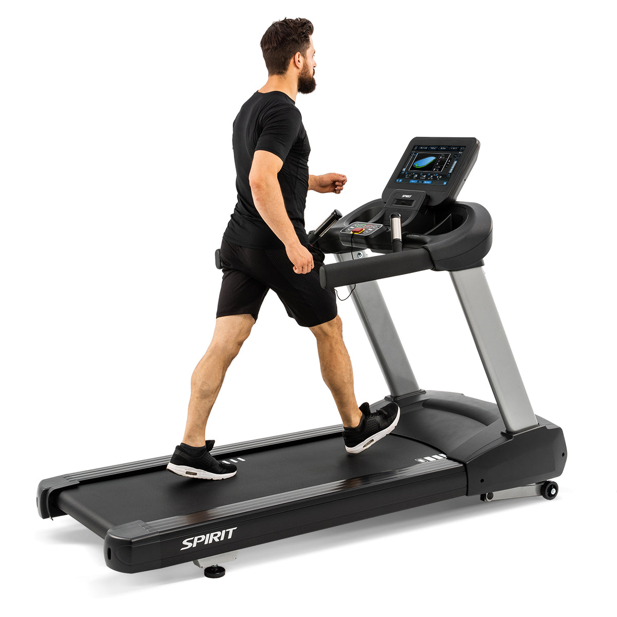 Spirit Fitness CT800ENT light commercial treadmill with touchscreen display