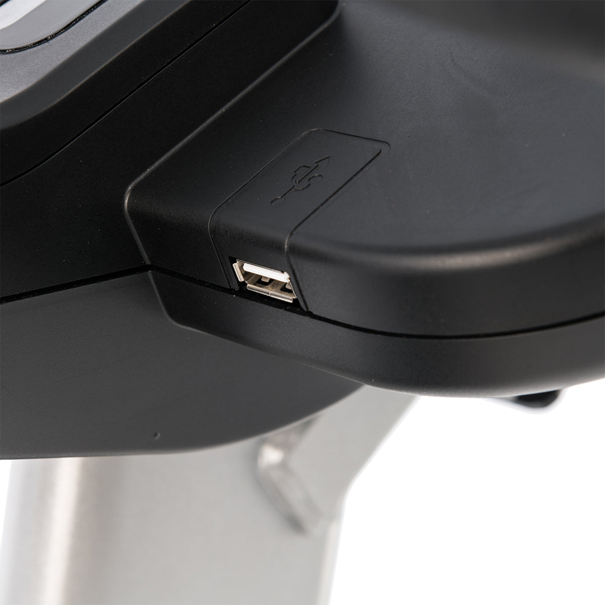 Spirit Fitness CU800 light commercial upright bike with LED display screen