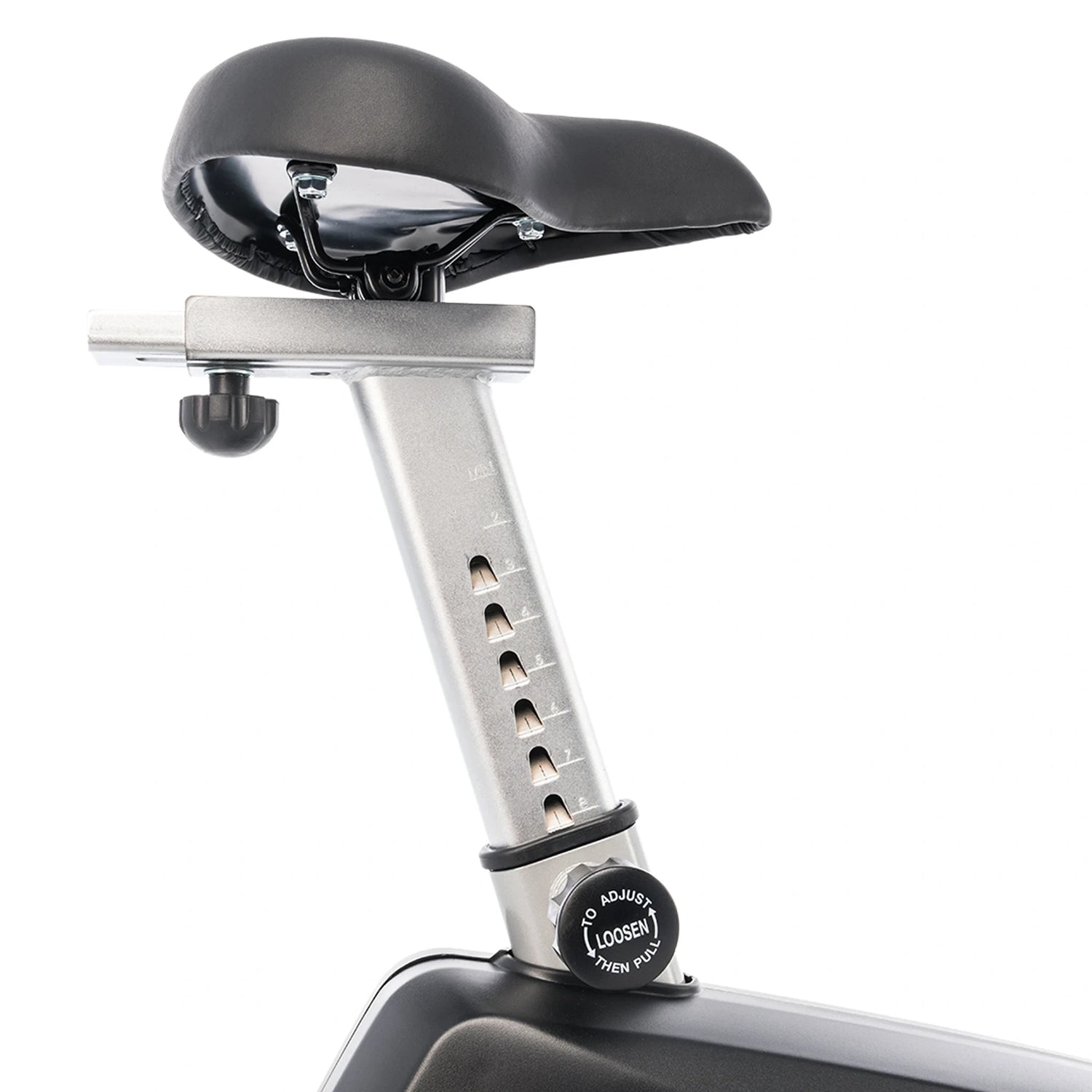 Spirit Fitness CU800 light commercial upright bike with LED display screen