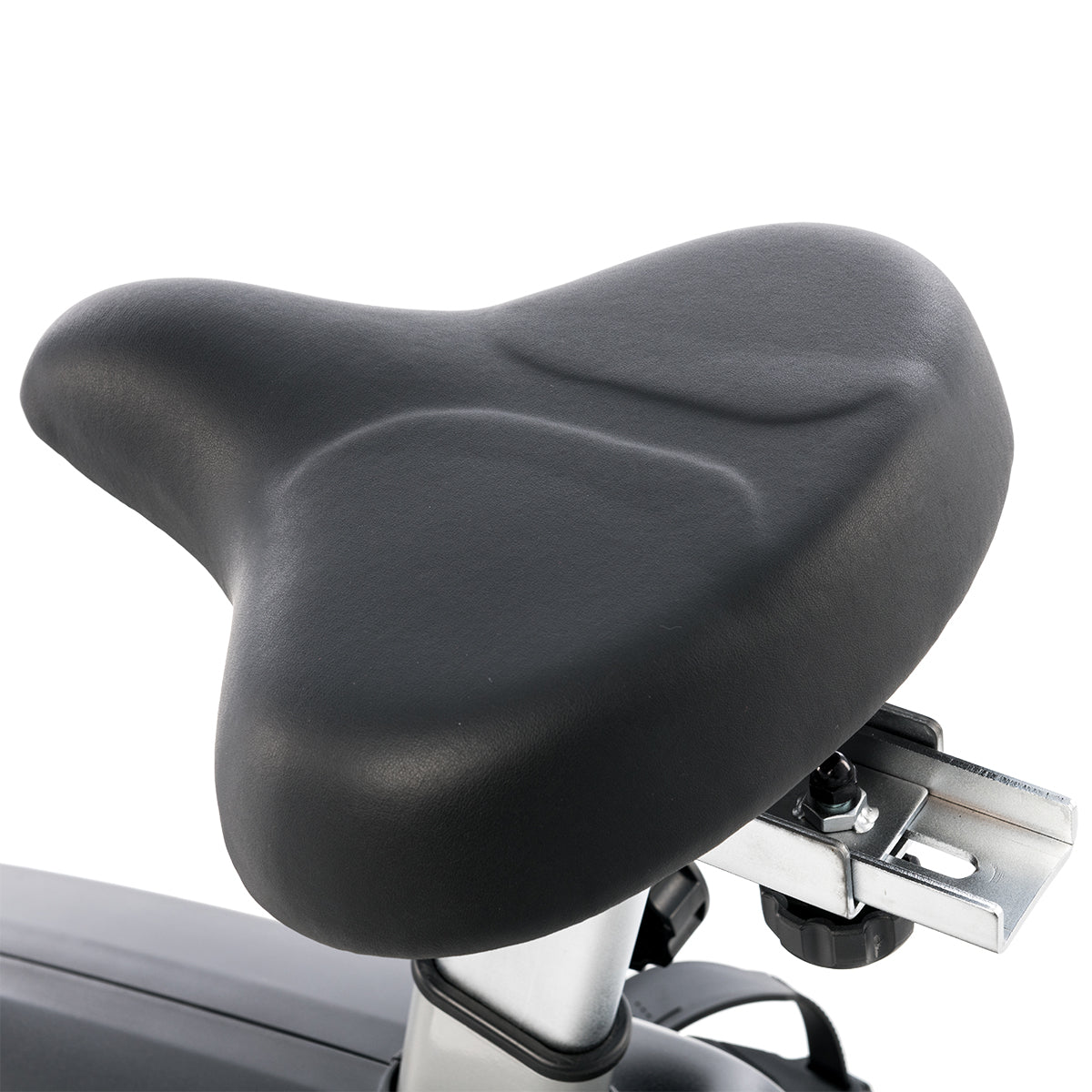 Spirit Fitness CU800ENT light commercial upright bike with touchscreen display and large padded seat