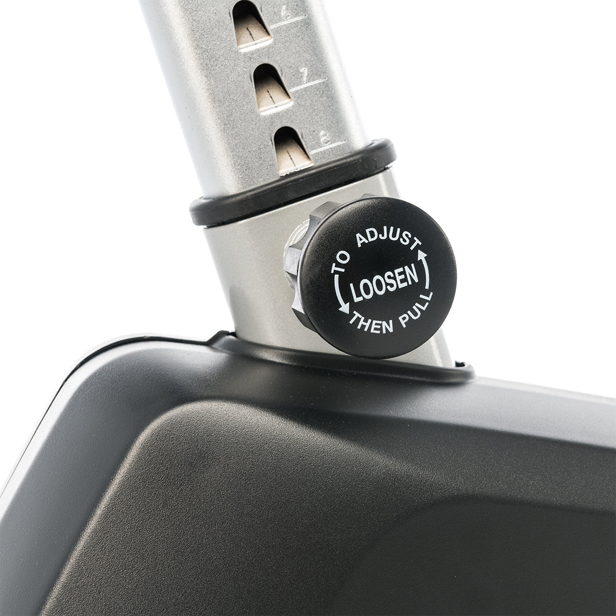 Spirit Fitness CU800ENT light commercial upright bike with touchscreen display and large padded seat