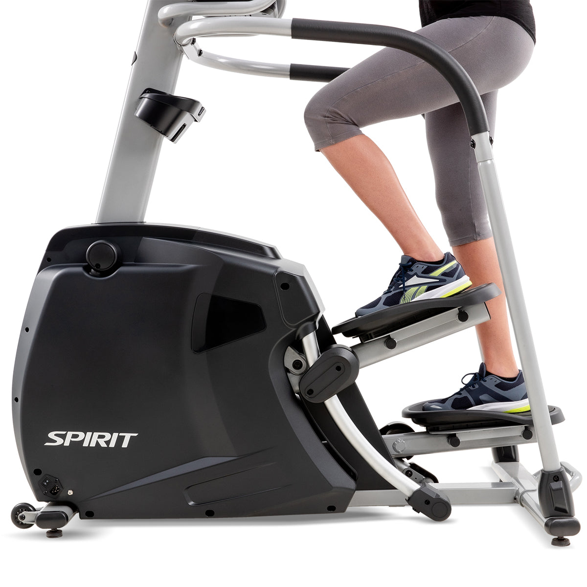 Spirit Fitness CS800 light commercial grade cardio stepper machine with Bluetooth and built in fan