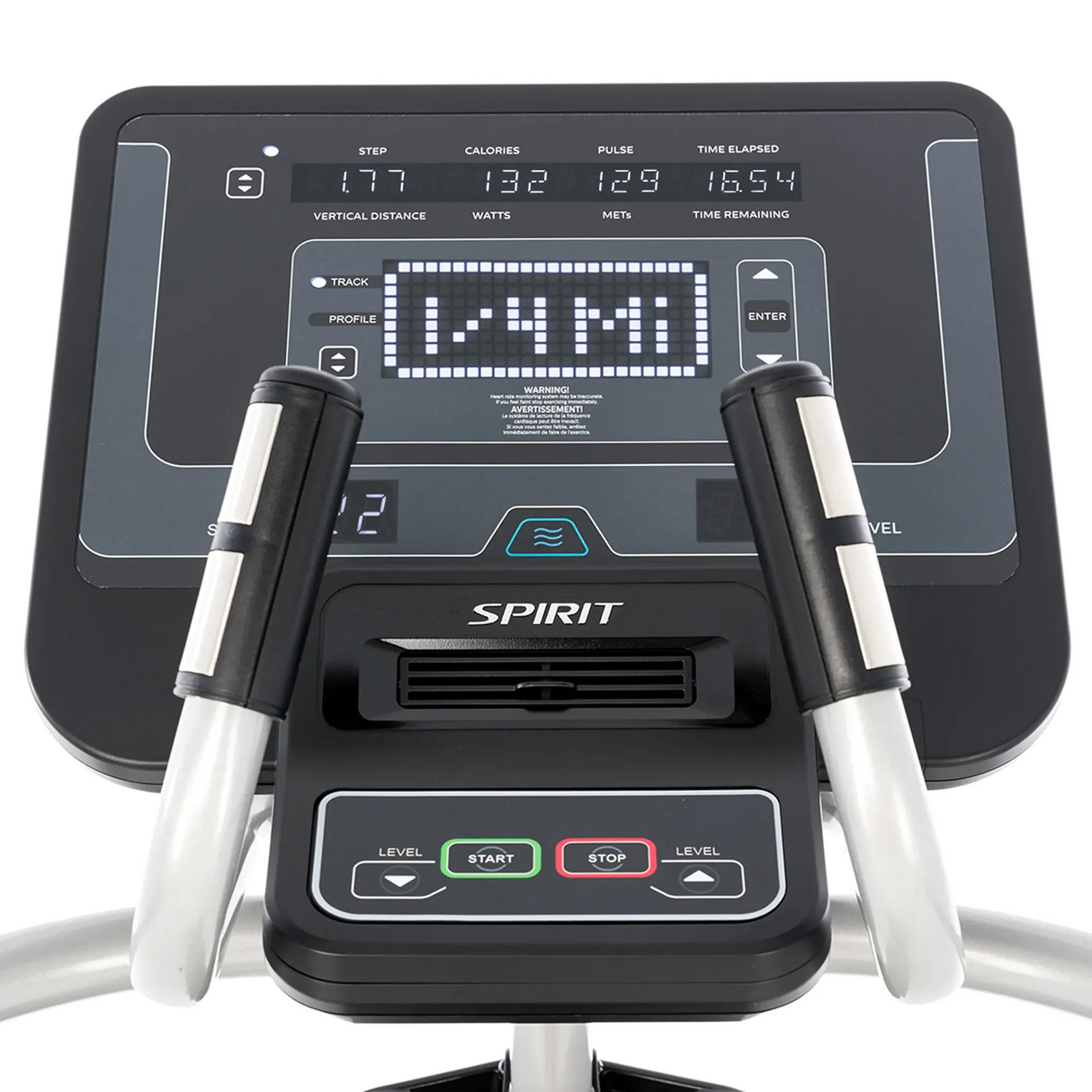 Spirit Fitness CS800 light commercial grade cardio stepper machine with Bluetooth and built in fan