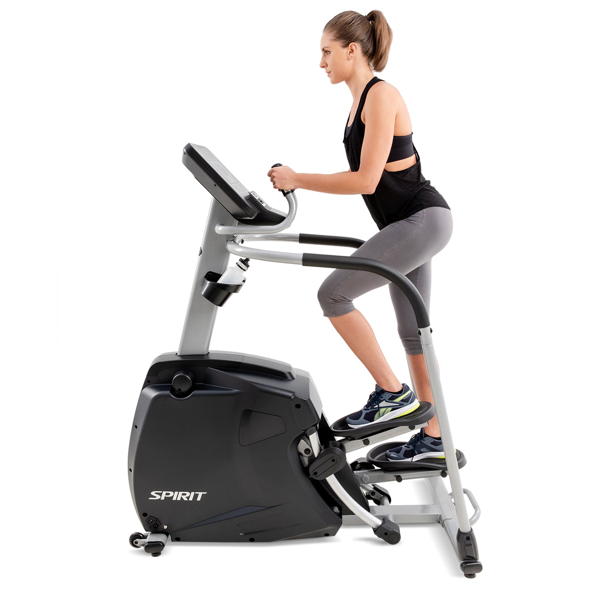 Spirit Fitness CS800 light commercial grade cardio stepper machine with Bluetooth and built in fan