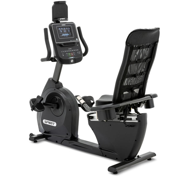 Spirit Fitness XBR95 residential grade recumbent bike with LCD display and adjustable seat