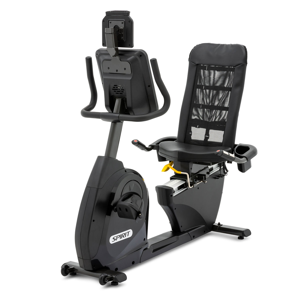 Spirit Fitness XBR95 residential grade recumbent bike with LCD display and adjustable seat