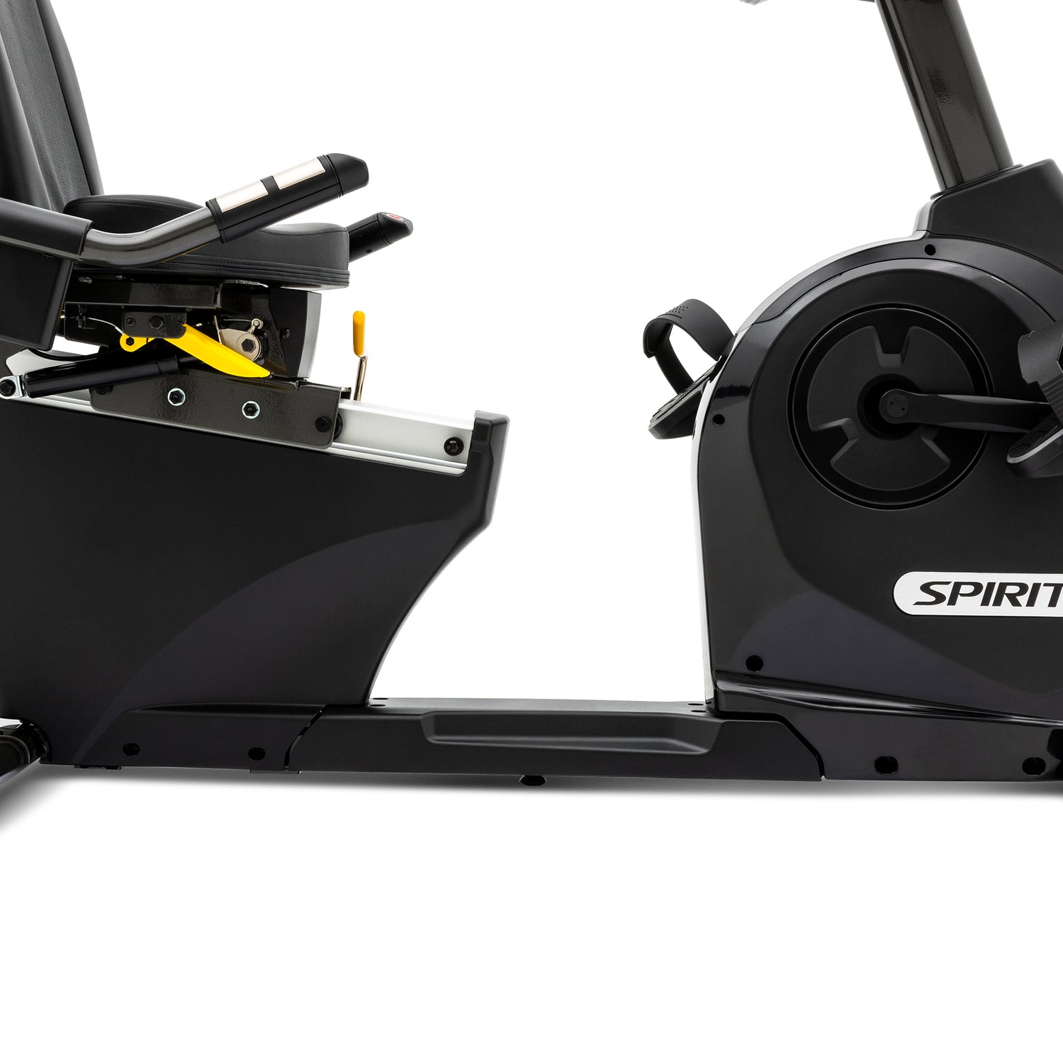 Spirit Fitness XBR95 residential grade recumbent bike with LCD display and adjustable seat