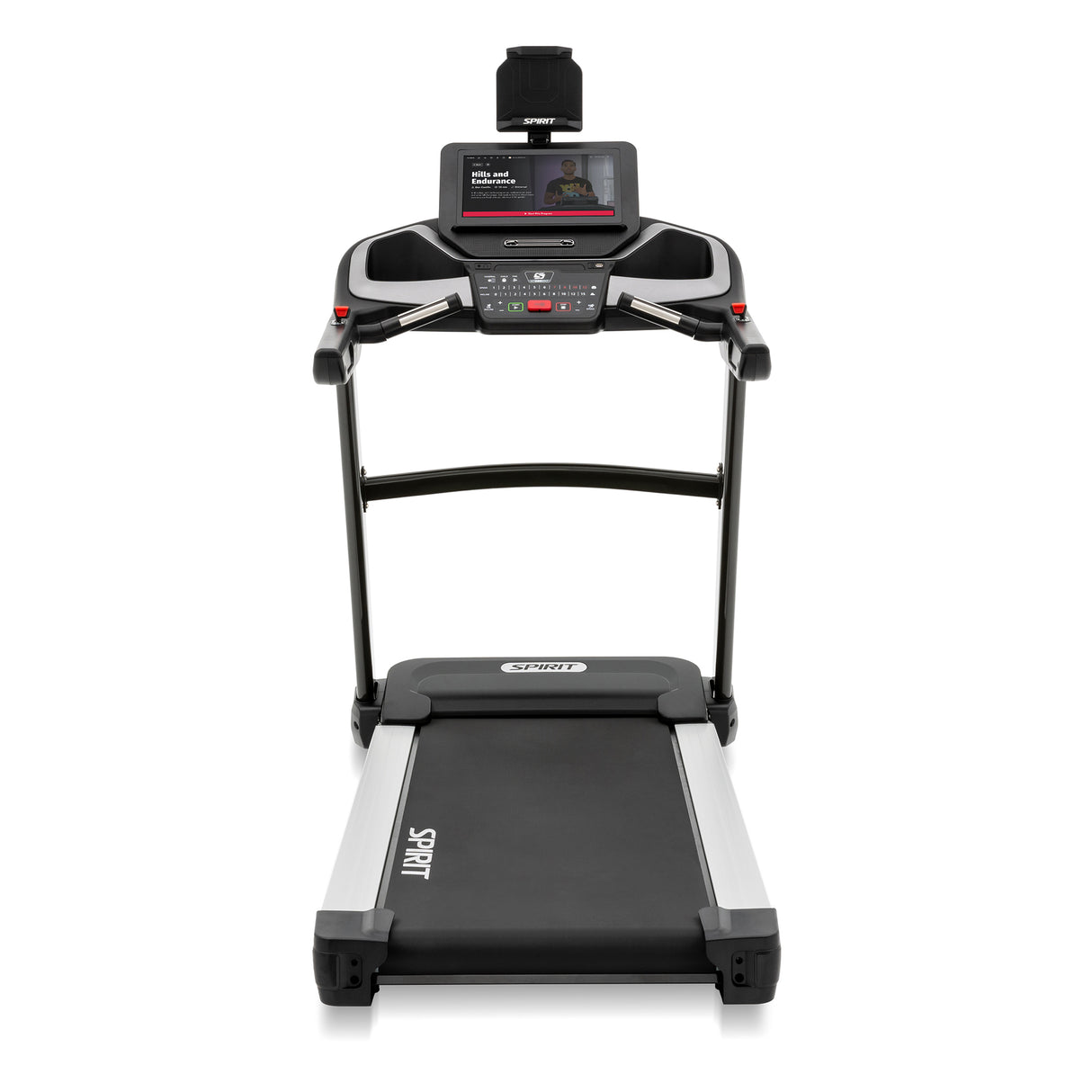 Spirit Fitness XT685 residential grade treadmill with touchscreen display monitor
