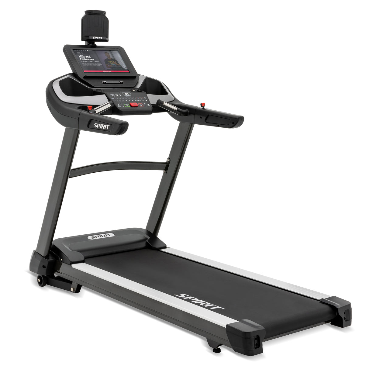Spirit Fitness XT685 residential grade treadmill with touchscreen display monitor