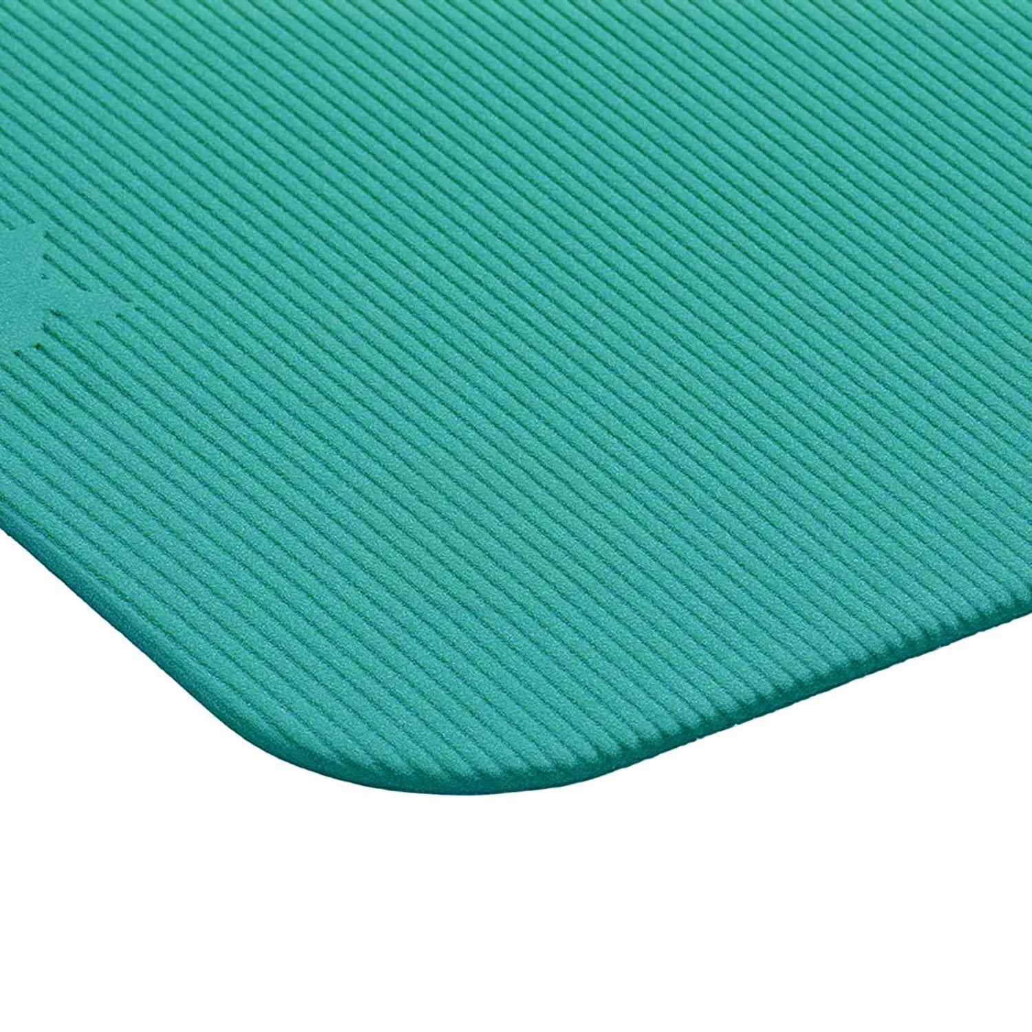 Affordable commercial grade exercise mat with eyelets for hanging
