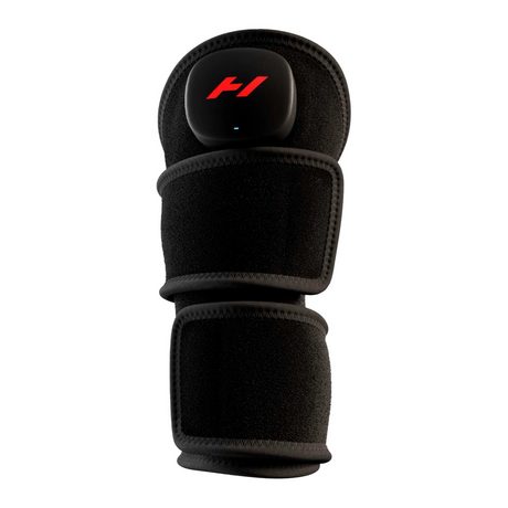 Pad which wraps around your knee and leg to provide heat and vibration therapy to increase circulation and decrease pain