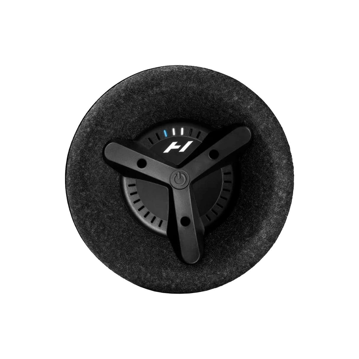 Vibrating foam roller with built in battery pack made by Hyperice