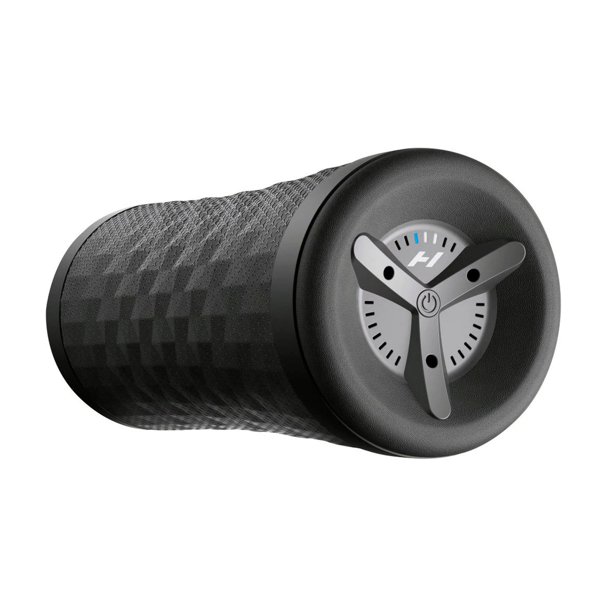 Vibrating foam roller with built in battery pack made by Hyperice